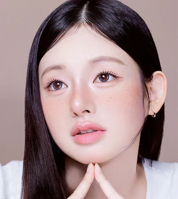 Warm and cool colored contacts for red and copper hair