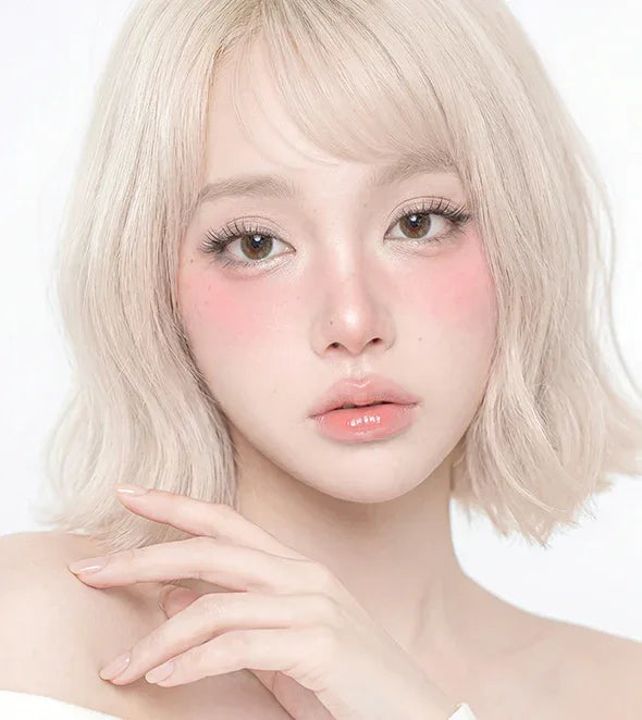 BTS Lens [MTPR X BTS]  BOY WITH LUV 1DAY SOUL BROWN with photo card - IM OLOLA